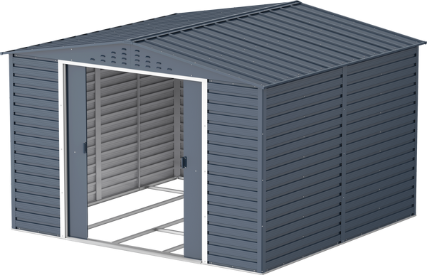 Caseta Gris Antracita Alpine 10x10 superficie de 9,15 m²
