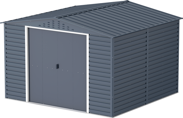 Caseta Gris Antracita Alpine 10x10 superficie de 9,15 m²