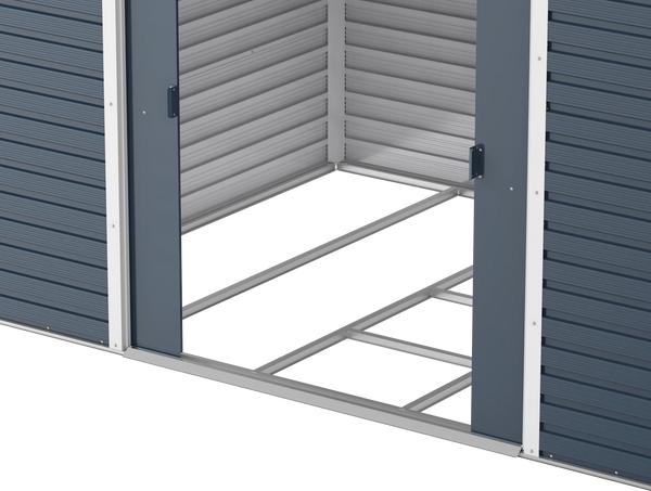 Caseta Gris Antracita Alpine 10x8 superficie de 7,28 m²
