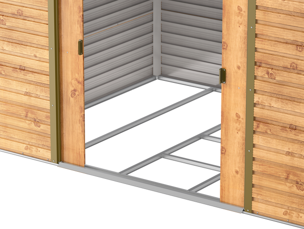 Caseta Imitación Madera Alpine 10x8 superficie de 7,28 m²