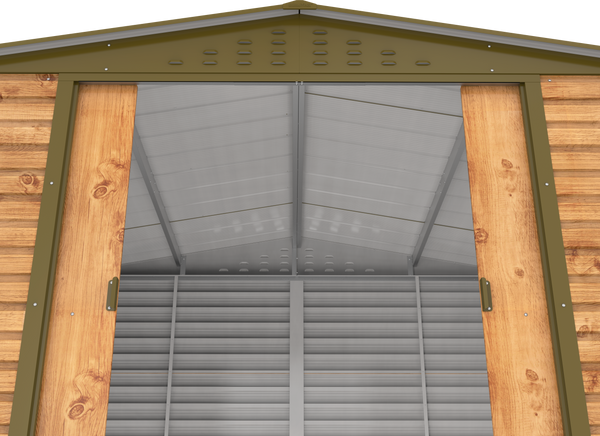 Caseta Imitación Madera Alpine 10x8 superficie de 7,28 m²