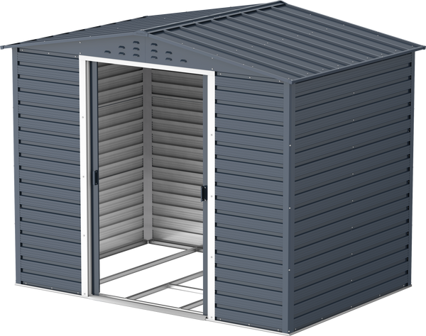Caseta gris antracita Alpine 8x6 superficie de 4,37 m²