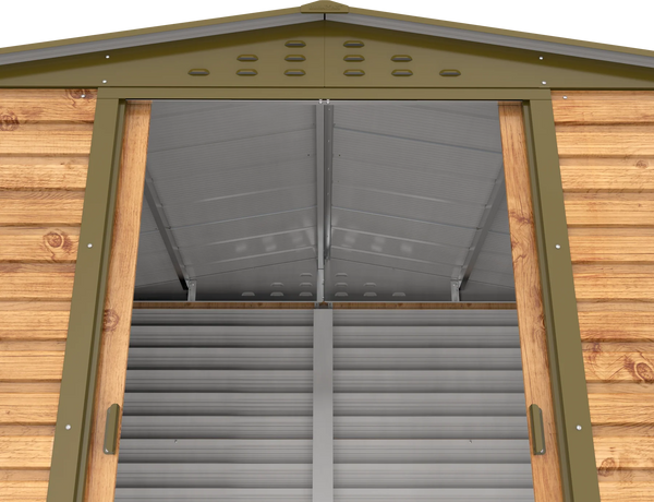 Caseta imitación Madera Alpine 8x6 superficie de 4,37 m²