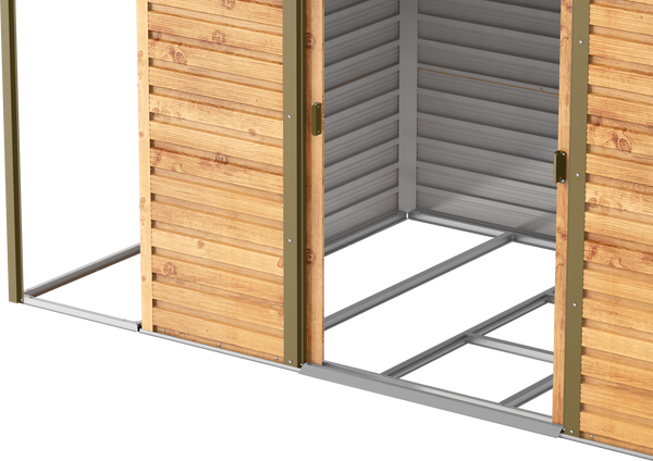 Caseta imitación Madera Alpine 8x6 superficie de 4,37 m²