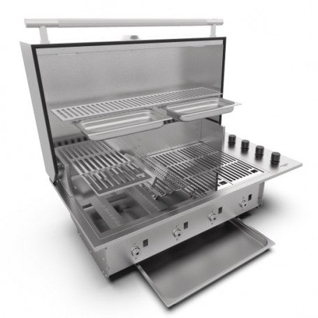 BARBACOA GAS ENCASTRABLE BOX-Q INOX 4B