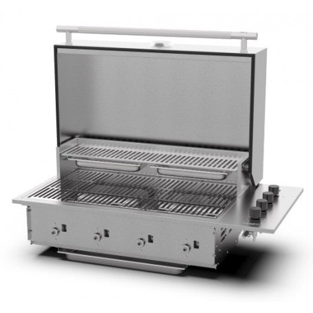 BARBACOA GAS ENCASTRABLE BOX-Q INOX 4B