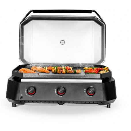 Plancha a gas Cozze® G-800 de 3 quemadores