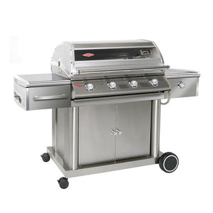 Barbacoa de gas con carro Discovery total inox 4B