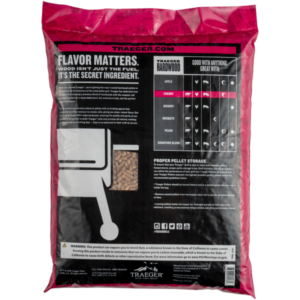 Pellets de madera de Cerezo bolsa 9 kg